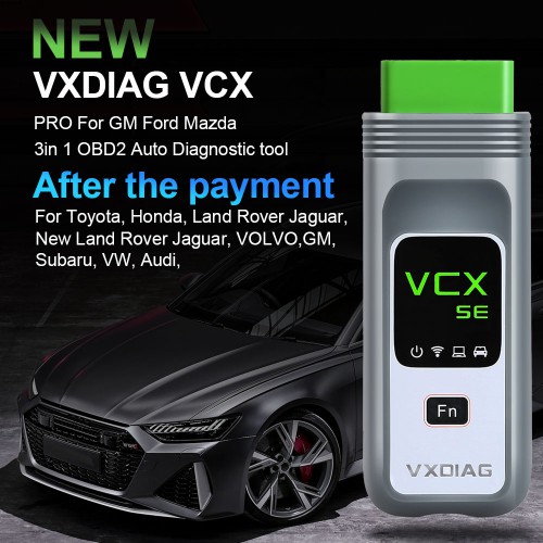 VXDIAG VCX SE Pro OBD2 Diagnostic Tool with 3 Free Car Authorization for USB WIFI Supports HONDA V3.103.048