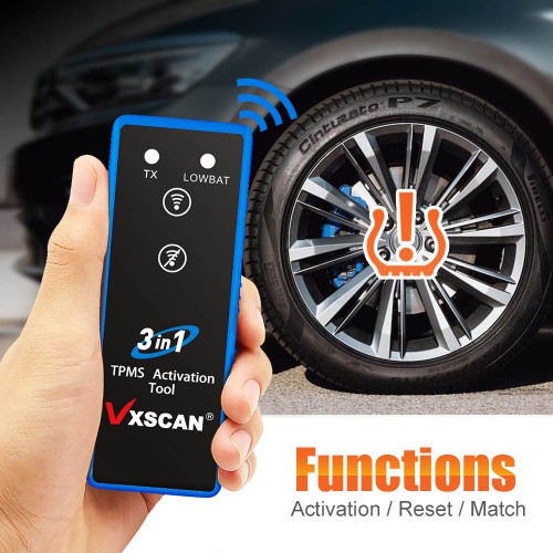 VXSCAN 3 in 1 Tire Pressure TPMS Activation Tool for TOYOTA GM FORD