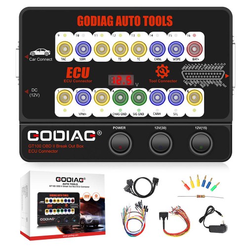 GODIAG GT100 Breakout Box ECU Tool with BMW CAS4 CAS4+ and FEM/BDC Test Platform Used with IM508 IM608 VVDI2 CGDI BMW