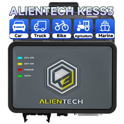 2024 Original ALIENTECH KESS V3 KESS3 ECU and TCU Programming Tool Slave/ Master via OBD, Boot and Bench Replaces KESS V2 KTAG