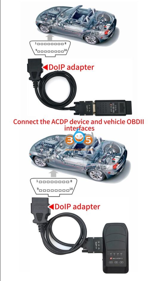 Add BMW BDC 085 Key with Yanhua Mini ACDP via OBD 1