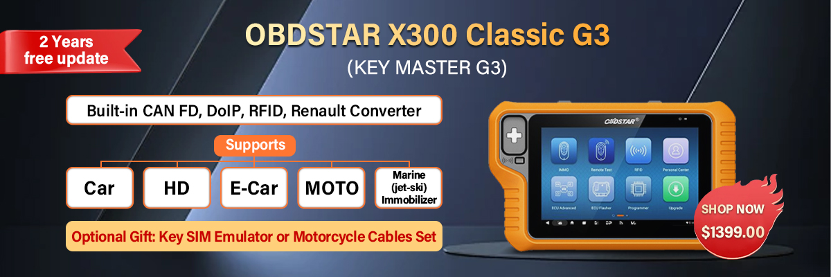 OBDSTAR X300 Classic G3 (KEY MASTER G3)