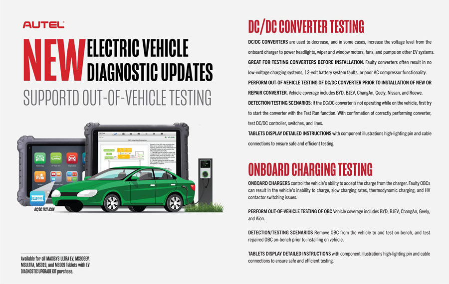Autel EV Kit Update Out-of Vehicle Testing