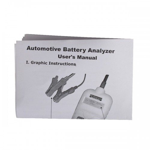 Auto Battery Analyzer Battery Tester for IR CCA Voltgage Free Shipping