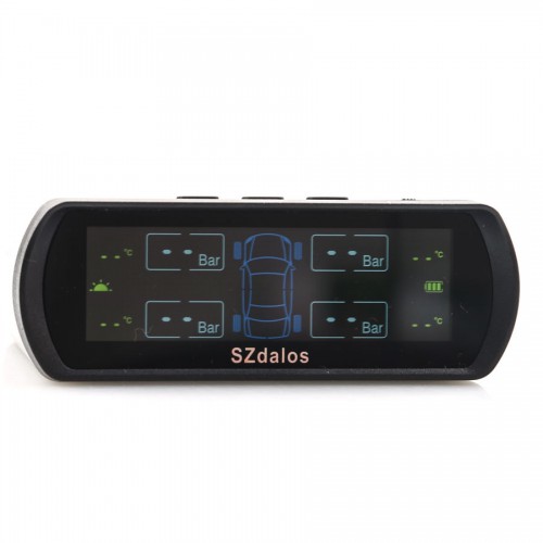 SZDALOS TP400 Solar TPMS Wireless for Car/MPV/SUV/VAN with Mini External Sensor