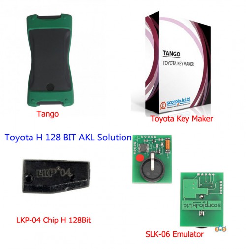 Original Scorpio-LK Tango SLK-06 Emulator LKP-04 Toyota H 128 Bit Immobilizer All Keys Lost Solution Package