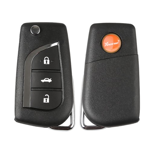 XN008 XHORSE Toyota Type Wireless Universal Remote Key 3 Buttons (Individually Packaged) for VVDI Key Tool 10Pcs