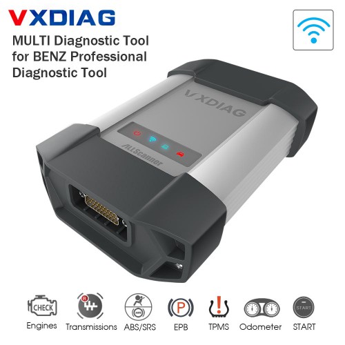 V2023.09 VXDIAG BENZ C6 Xentry Diagnostic VCI DoIP Multi Diagnostic Tool for Benz with 500GB Software SSD Supports WiFi
