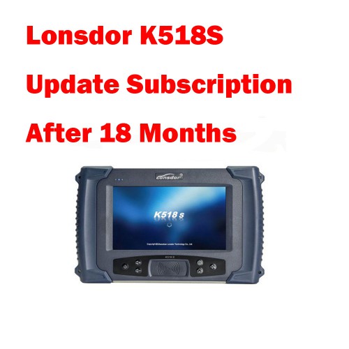 Lonsdor K518S Second Year Update Software Subscription After 18 Months