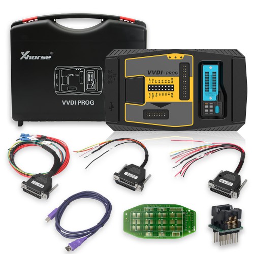 Xhorse VVDI Prog Programmer with Full Adapters Supports Multi Languages