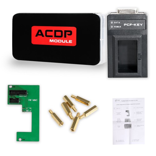 Yanhua Mini ACDP V-A-G MQB/MMC Odometer Correction and IMMO Key Programming Module 6 with New PCF Key Adapter and License A601
