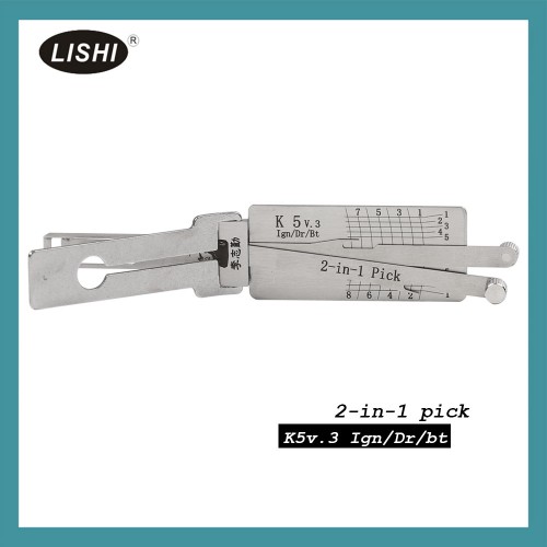 LISHI K5 2 in 1 Auto Pick and Decoder Free Shipping
