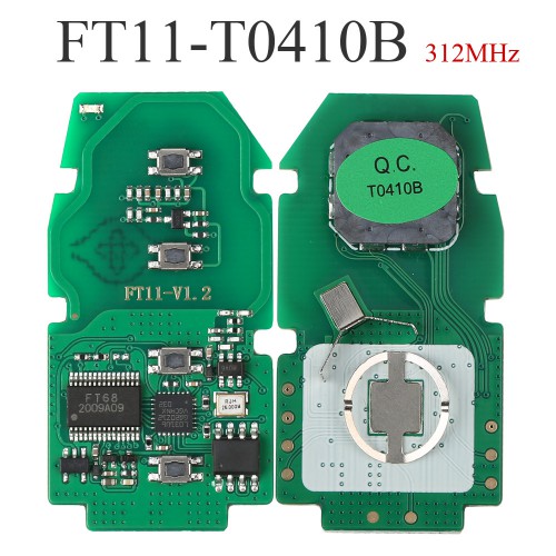 Lonsdor FT11-0410B Toyota Lexus Smart Key PCB 312/314MHz (Can Copy most 8A) for KH100