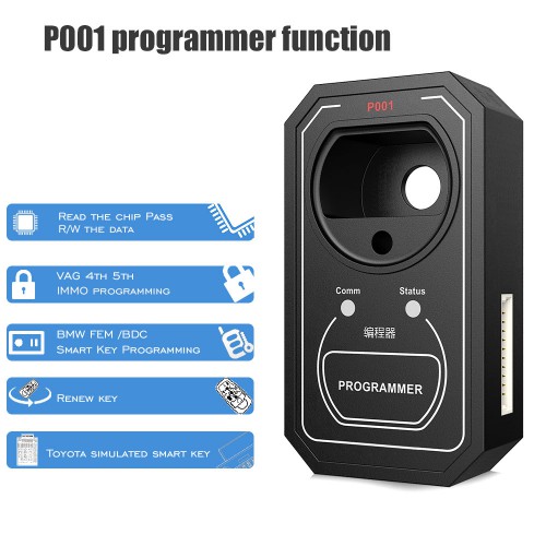 (US Ship No Tax) OBDSTAR P001 Programmer for X300 DP, X300 DP Plus, MK70, MS80, X300 Mini EEPROM Adapter, RFID Adapter and Key Renew Adapter 3-in-1