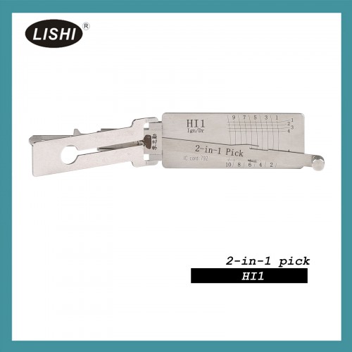 LISHI HI1 Flat Milling Hino 2-in-1 Tool Free Shipping