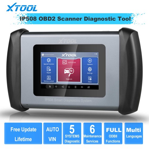 XTOOL InPlus IP508 OBD2 5 System Diagnostic Tools Car ABS SRS AT Engine Scanner with EPB Oil 6 Reset Auto VIN Online