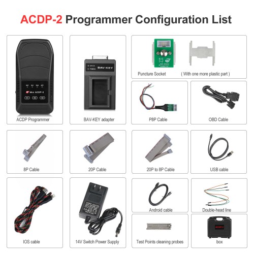 [JLR Package] Yanhua Mini ACDP 2 Key Programmer Master Basic Plus JLR KVM Key Programming Module 9