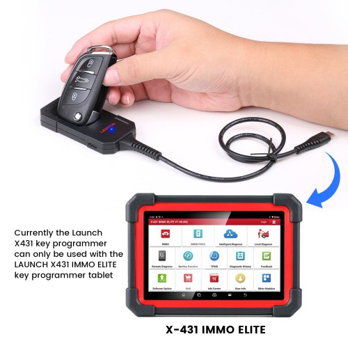 Launch X431 Key Programmer with 4 Universal Remote and 1 Super Chip for X431 IMMO Elite IMMO Plus PAD V PAD VII Pro3 APEX Pro Elite