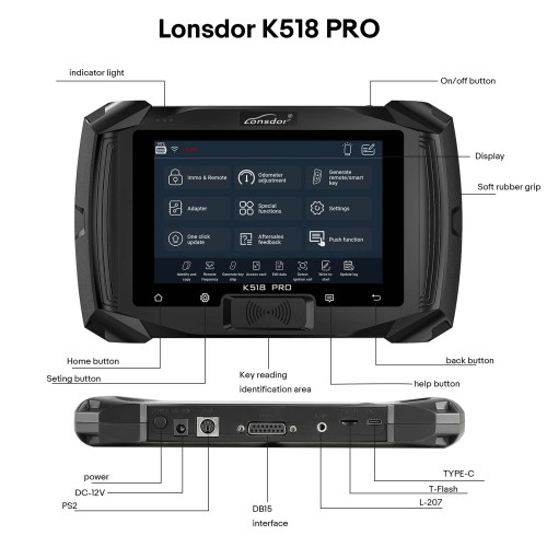 Lonsdor K518 Pro (FCV) Key Programmer 5+5 Car Series Multi-language