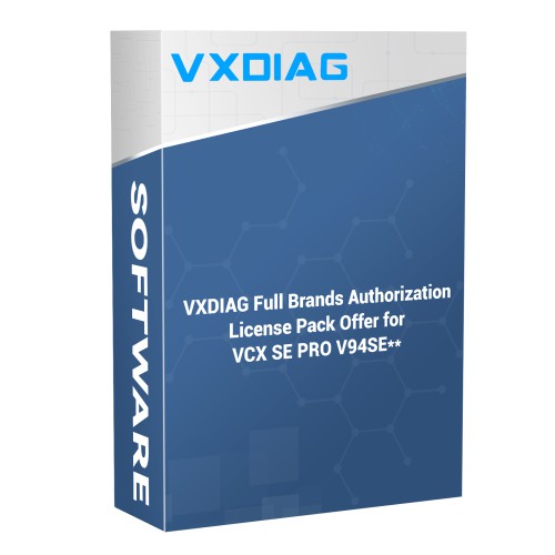 VXDIAG Full Brands Authorization License Pack Offer for VCX SE PRO V94SE**** Upgrade Version