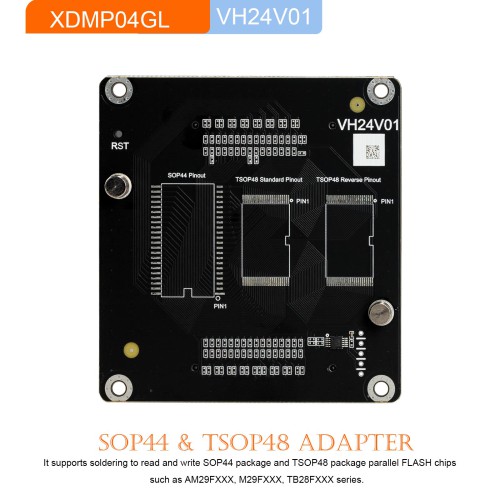 Xhorse VH24 SOP44 & TSOP48+VH29 EEPROM & FLASH+VH30 SOP44+VH31 TSOP48 Adapters for VVDI Multi-Prog