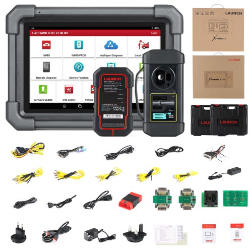 LAUNCH X431 IMMO ELITE X-PROG3 Key Programmer All System Diagnostic Scanner with 39 Reset Functions
