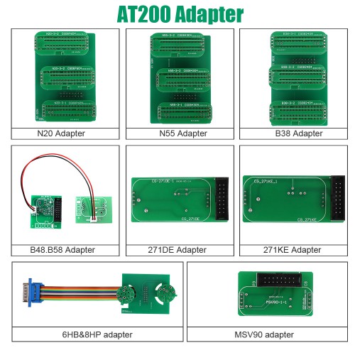 CG FC200 ECU Programmer Full Version with New Adapters Set 6HP & 8HP MSV90 N55 N20 B48 B58 and MPC5XX Adapter for EDC16 ME9.0 etc