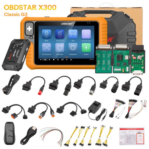 OBDSTAR X300 Classic G3 Key Programmer with Full License Airbag Mileage ECU and Test Platform
