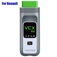 VXDIAG VCX SE for Renault OBD2 Diagnostic Tool Support WIFI with Clip V219 Software