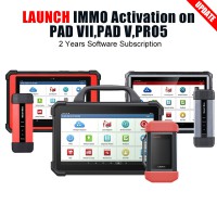 [2 Years Online Activation] Launch X431 IMMO Software Package Activation for Pro3 V5.0/ PRO3S+ 5.0/ Pro5/ PAD VII/ PAD V + X-prog3