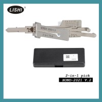 Original LISHI Honda 2021 Vertical Milling 2020+ Honda Thin Key 2-in-1 Auto Pick & Decoder