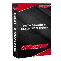 1 Year Software Subscription for OBDSTAR X300 DP/Key Master DP Pad Key Programmer Full Version