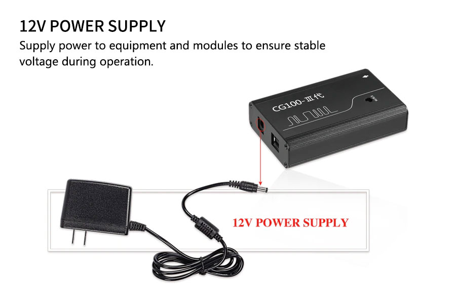 cg100 prog iii 12v power supply