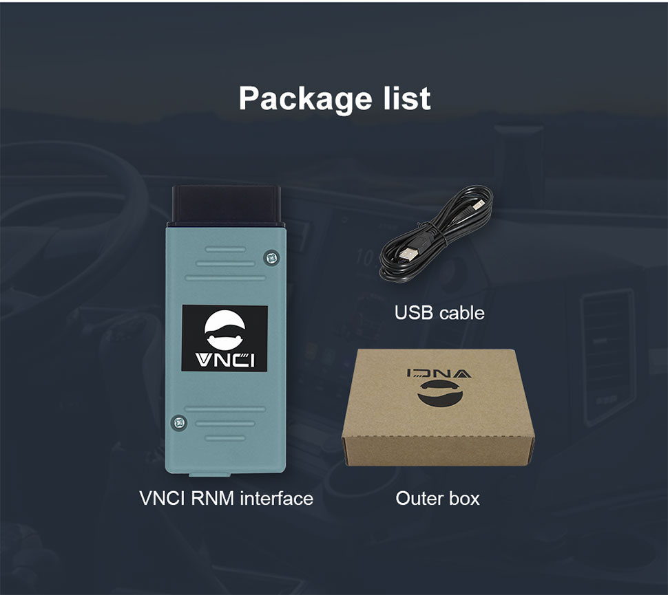 VNCI RNM package list