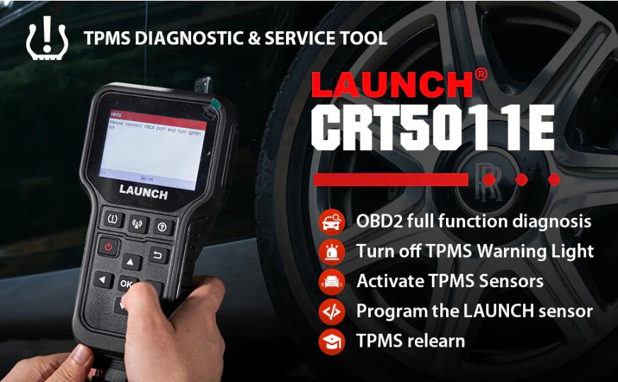 LAUNCH CRT5011E 315MHz 433MHz TPMS Programming and Relearn Tool 4