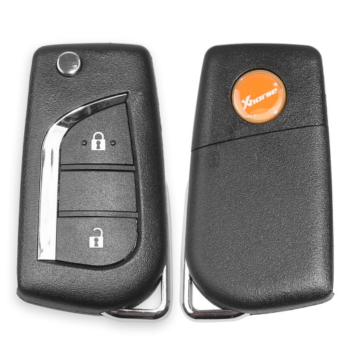 [5PCS/SET] XHORSE XKTO01EN Universal Remote Key for Toyota 2 Buttons for VVDI Key Tool,VVDI2