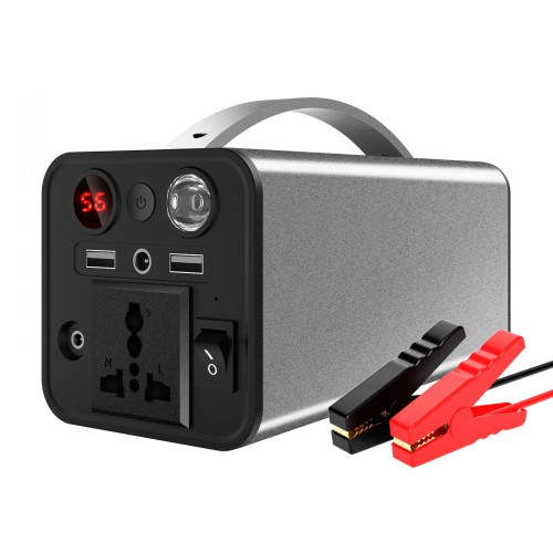 Newest 180W AC 110V Car Ignition Inverter Outdoor Power Supply USB Portable Power Station Emergency Start 3 in 1