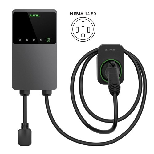 [US VERSION] Newest Autel MaxiCharger AC Wallbox Home 40A - NEMA 14-50 - EV Charger with Separate Holster