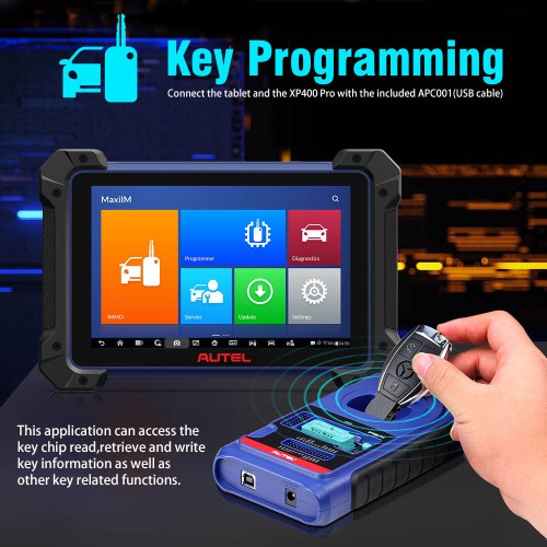 100% Original Autel MaxiIM IM608 PRO Auto Key Programmer & Diagnostic Tool Supports ECU Coding 36+ Services