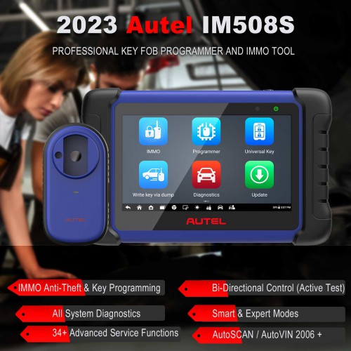 Autel MaxiIM IM508S IMMO and Key Programming Tool with XP200 28+ Services Functions (No IP Restriction)