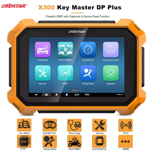 OBDSTAR X300 DP Plus C Configuration X300 PAD2 Full Version with Free Key SIM & FCA 12+8 Adapter & NISSAN-40 BCM Cable