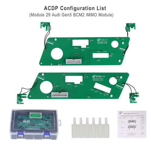 Yanhua Mini ACDP 2 IMMO Locksmith Package with Module 1/2/3/7/9/10/12/20 for BMW Land Rover Porsche Volvo and Free N20/N55/B38/B48 Bench Board