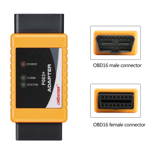 OBDSTAR P003+ Adapter Kit for OBDSTAR DC706 Support ME9.0, MED9.1, MED9.6.1, ME9.6.1, MED9.5.10, EDC16C39, EDC16CP35, EDC16C8