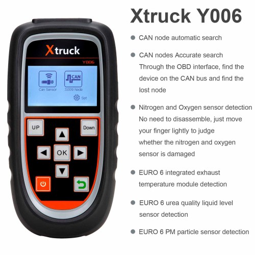 2024 Xtruck Y006 Nitrogen and Oxygen Sensor Auto Repair Urea Nozzle Pump Diagnostic Tool Upgraded version of Y005