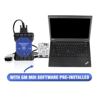 Wifi GM MDI 2 Diagnostic Interface with V2023.02 GM MDI Software Pre-installed in LENOVO T440P I7 CPU WIFI With 8GB Memory