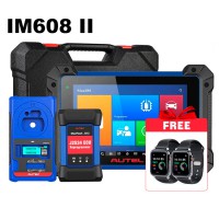 Autel MaxiIM IM608 II All-in-one Key Programmer 1 Year Free Update without IP Limitation with 2 Gifts OTOFIX Watches