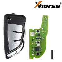 Xhorse XEKF21EN Super Remote Knife Type 3 Buttons with Super Chip 5pcs Free Shipping