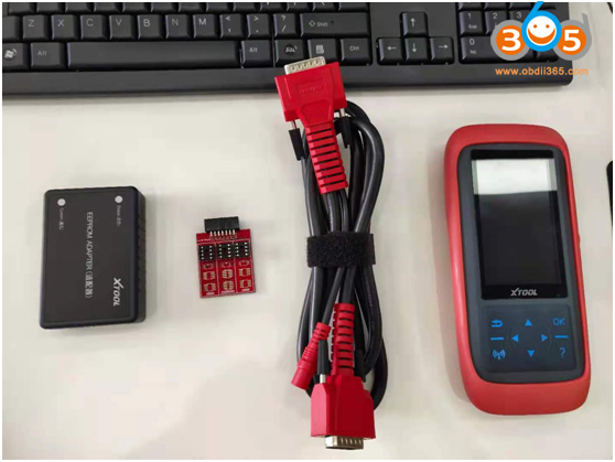 Connect Xtool X100 PRO3 with EEPROM Adapter 1
