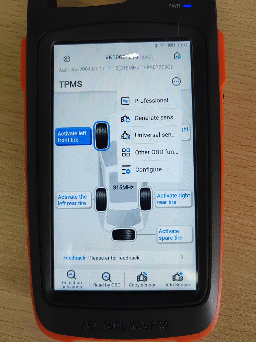 key tool max pro update tpms function