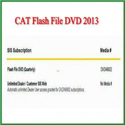 New Flash File DVD 2013 for CAT Easy to Operate